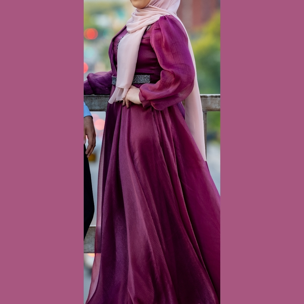 Evening gown event dress for hijabi size L/XL or 44 /12-14